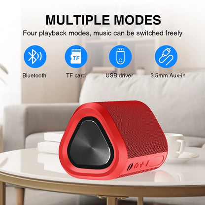 Bluetooth Speaker, 24H Playtime Portable Wireless Bluetooth 5.0 Speaker with Stereo Bass, up to 100 Ft Bluetooth Range, IPX7 Waterproof Mini Bluetooth Speaker