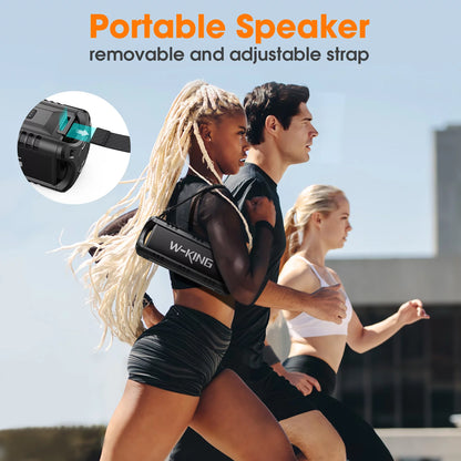 30W Bluetooth Speaker,  Super Portable Waterproof Speaker Loud, Black