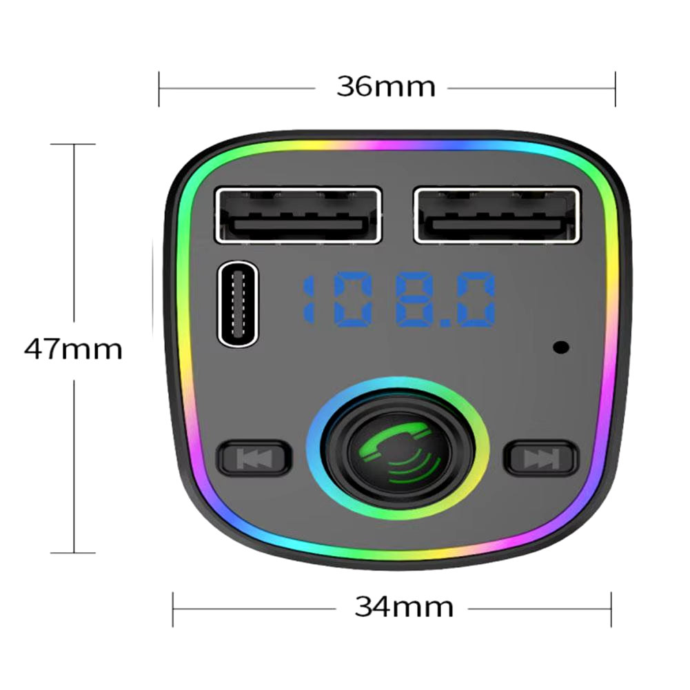 Car Bluetooth Handsfree Car MP3 Car FM Card Car MP3 Audio Radio Handsfree MP3 Modulator Player